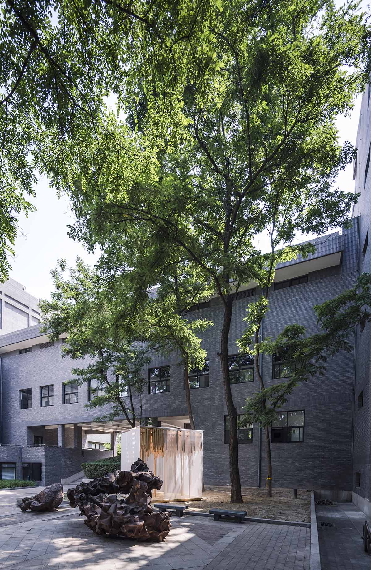 CAFAarchStudio10’s students designed seven installations creating personalized forms with wood