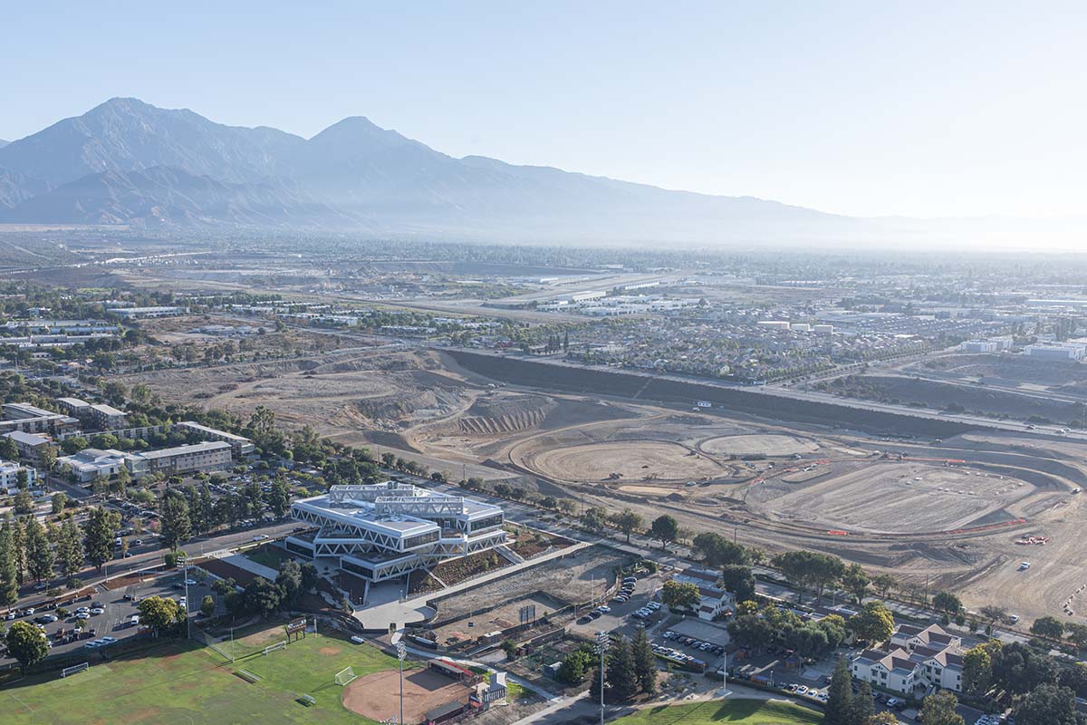 BIG imagined the Robert Day Sciences Building like 