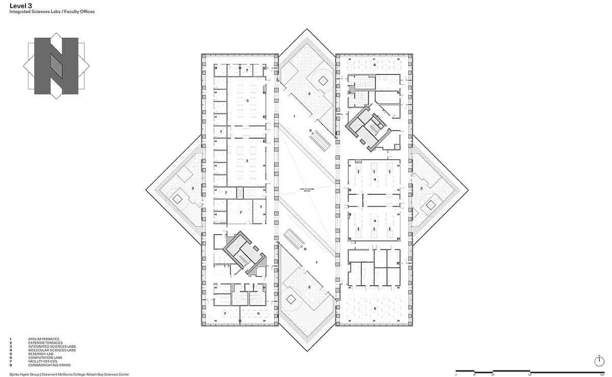 BIG imagined the Robert Day Sciences Building like 