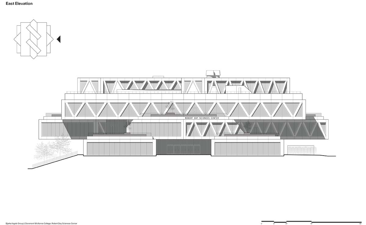 BIG imagined the Robert Day Sciences Building like 