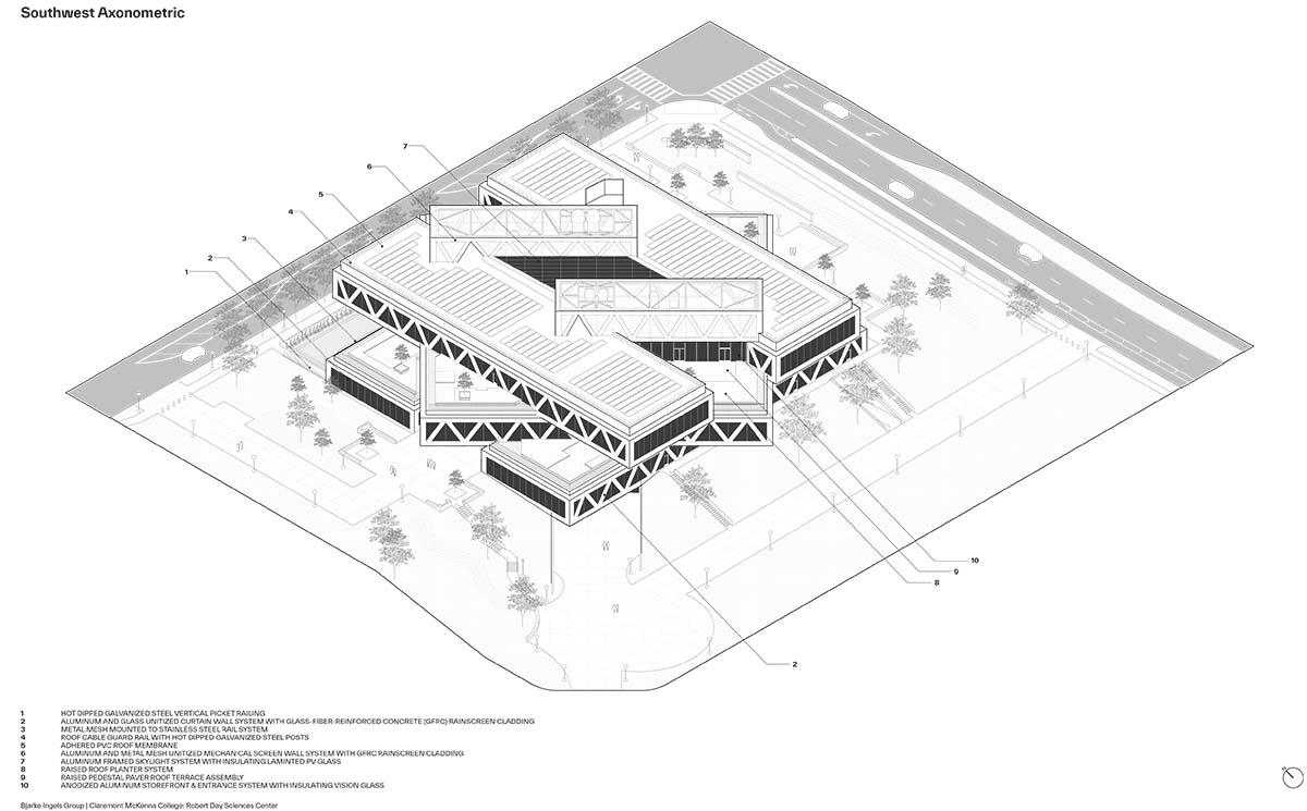 BIG imagined the Robert Day Sciences Building like 