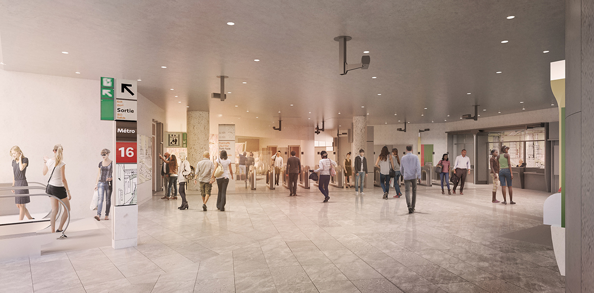 Bordas+Peiro designs dynamic stations in two nodes of Paris