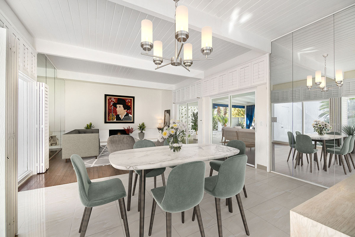 Famed musician Trini Lopez’s 1961-vintage Palmer + Krisel-designed home will be auctioned in April