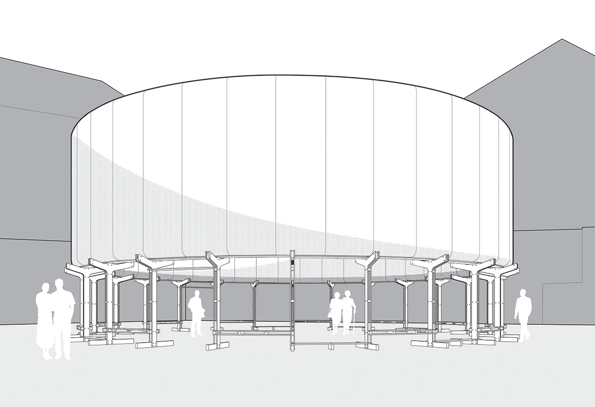 KOGAA's ring-shaped installation in Spain addresses to the issue of CO2 production in our cities