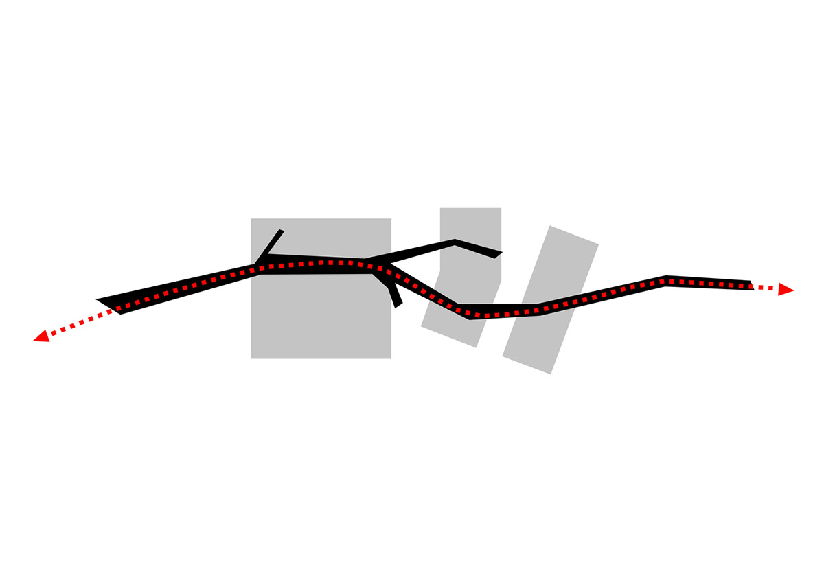 Holiday villa by Westway Architects comprises three distinct volumes made of Note stone in Italy 