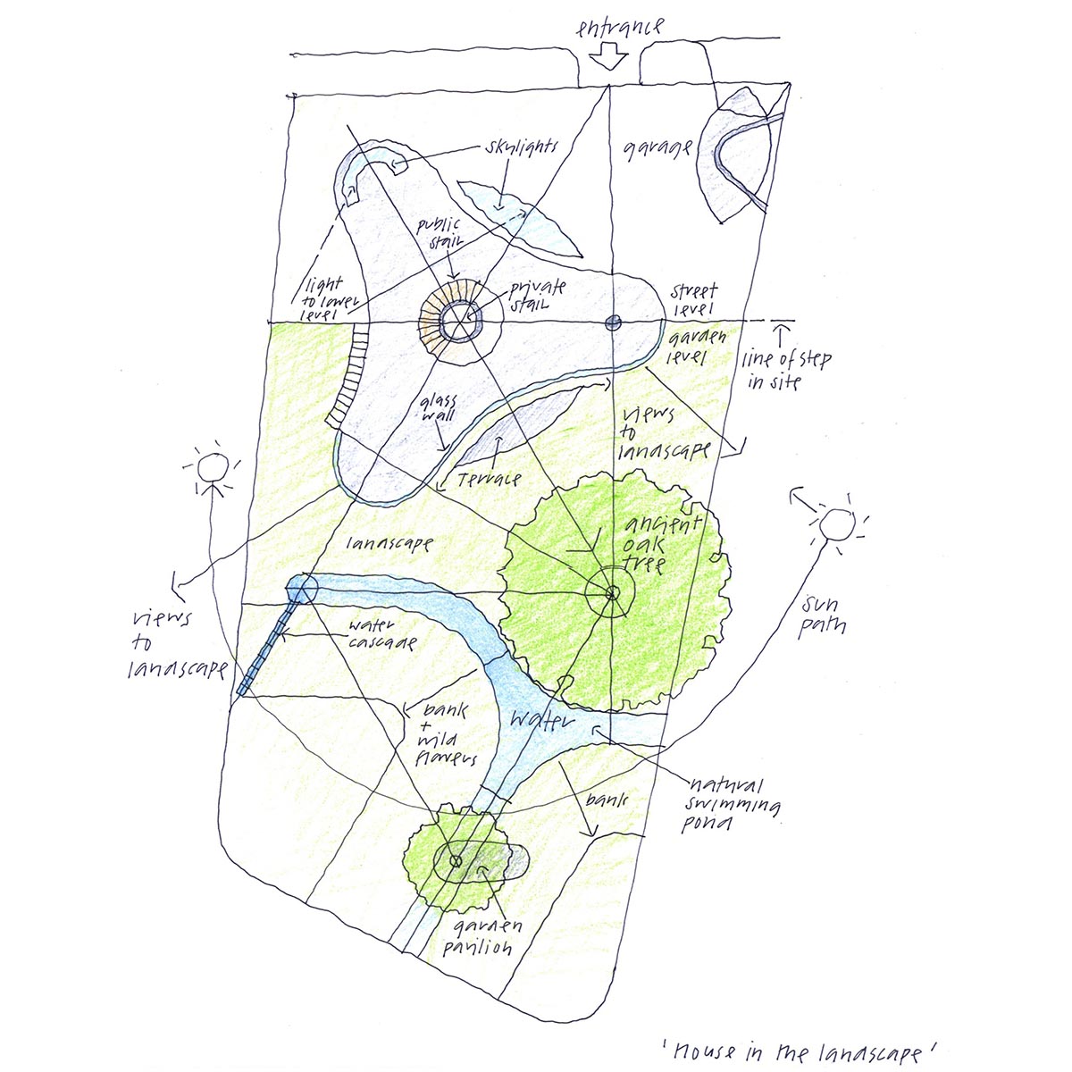 Elegant details and trefoil-shaped garden form this family house by Eldridge London in Coombe Park