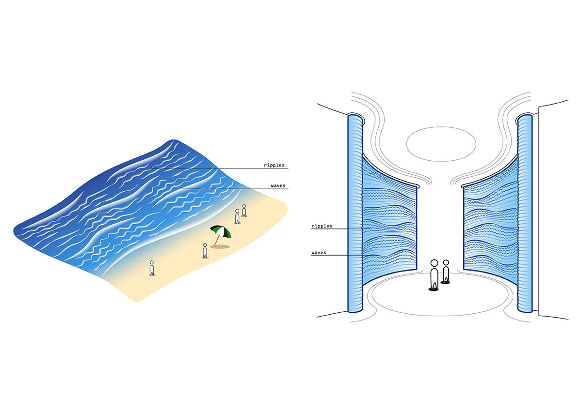 Studio RAP wraps the entrance of a hotel with majestic 3D printed ceramic walls 