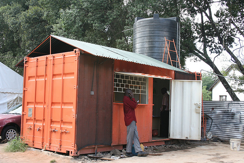 The German Doctors adapt shipping containers into 
