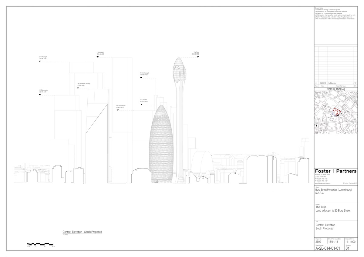 Foster + Partners' proposal The Tulip welcomes its future by the City of London