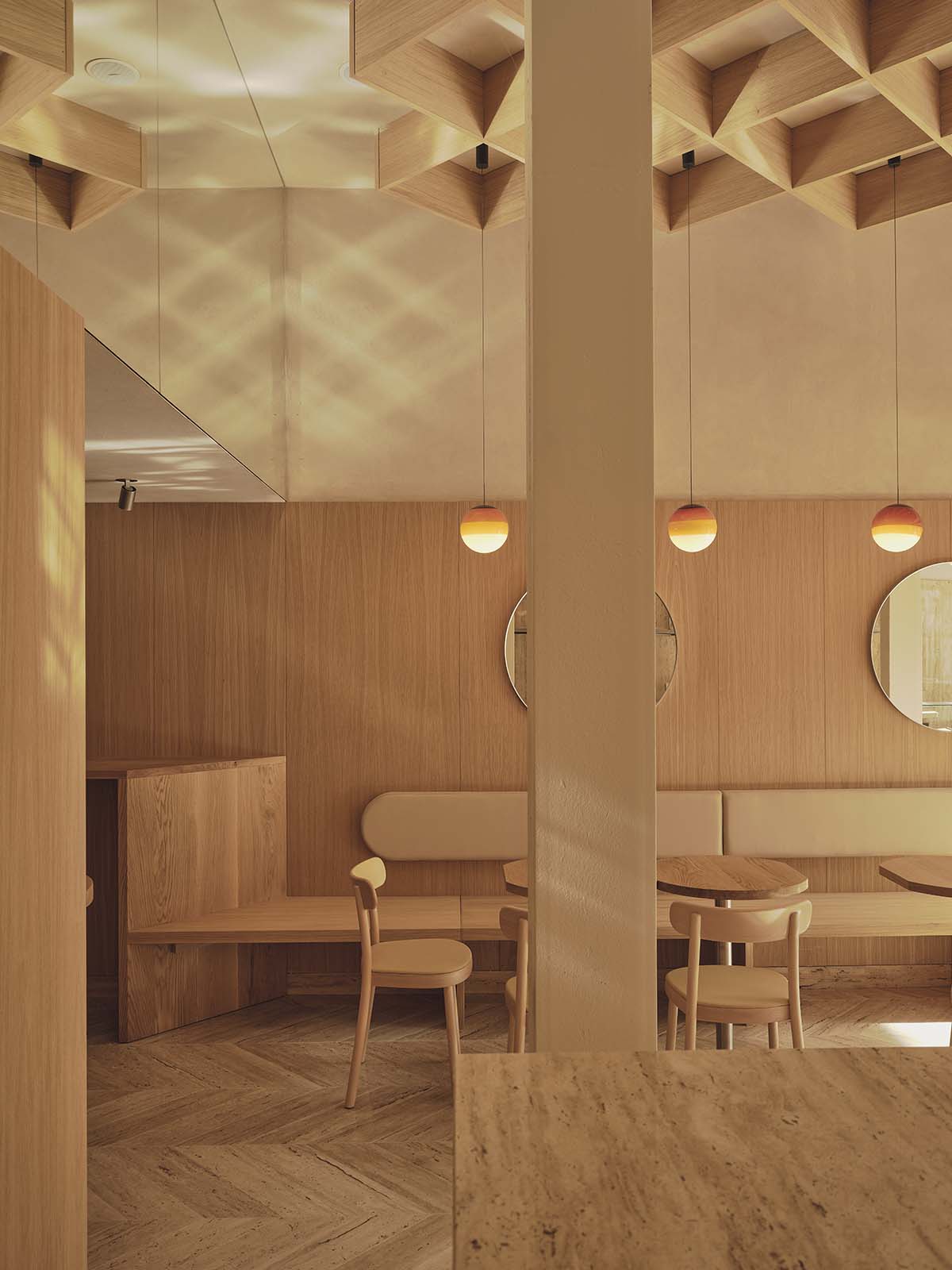 Zooco creates a unique ice cream experience with cozy, wood-themed interiors in Santander, Spain
