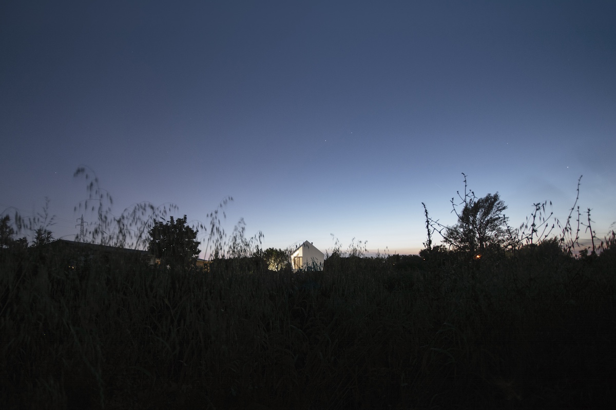 AgriCulture is the new balance. The house in the orchard.