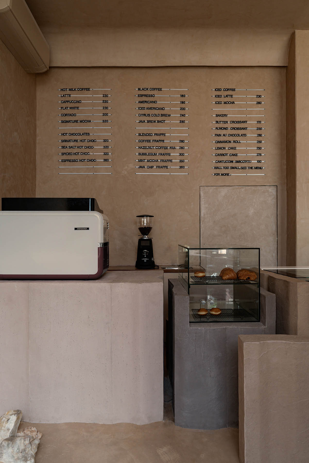 Affogato is an art gallery-inspired ice cream and café shop with a simple interior