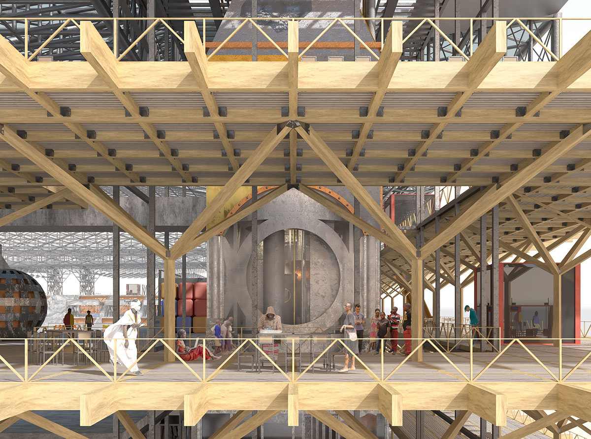 arch out loud's competition winners propose multi-purpose stadium dealing with 