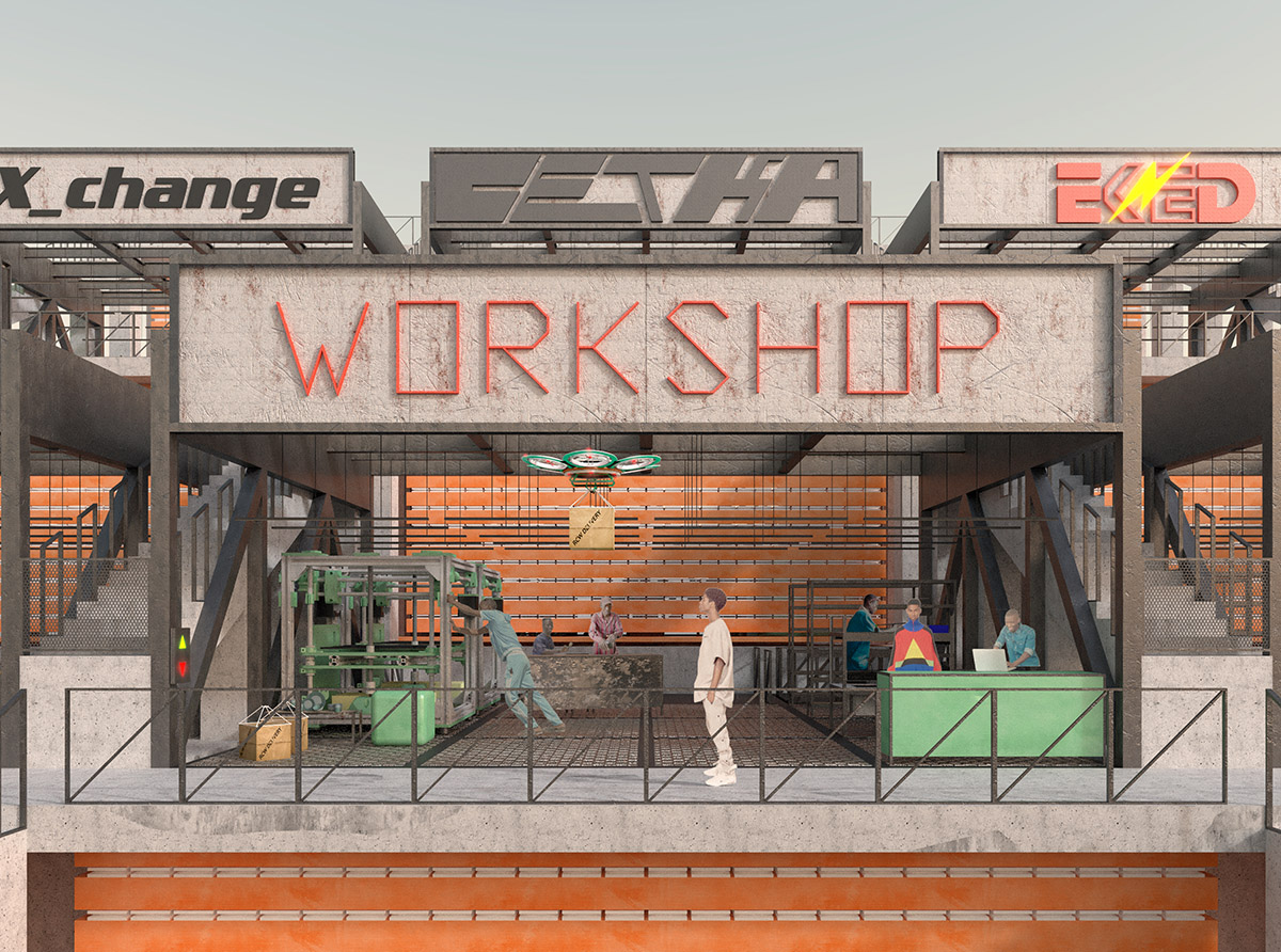 arch out loud's competition winners propose multi-purpose stadium dealing with 