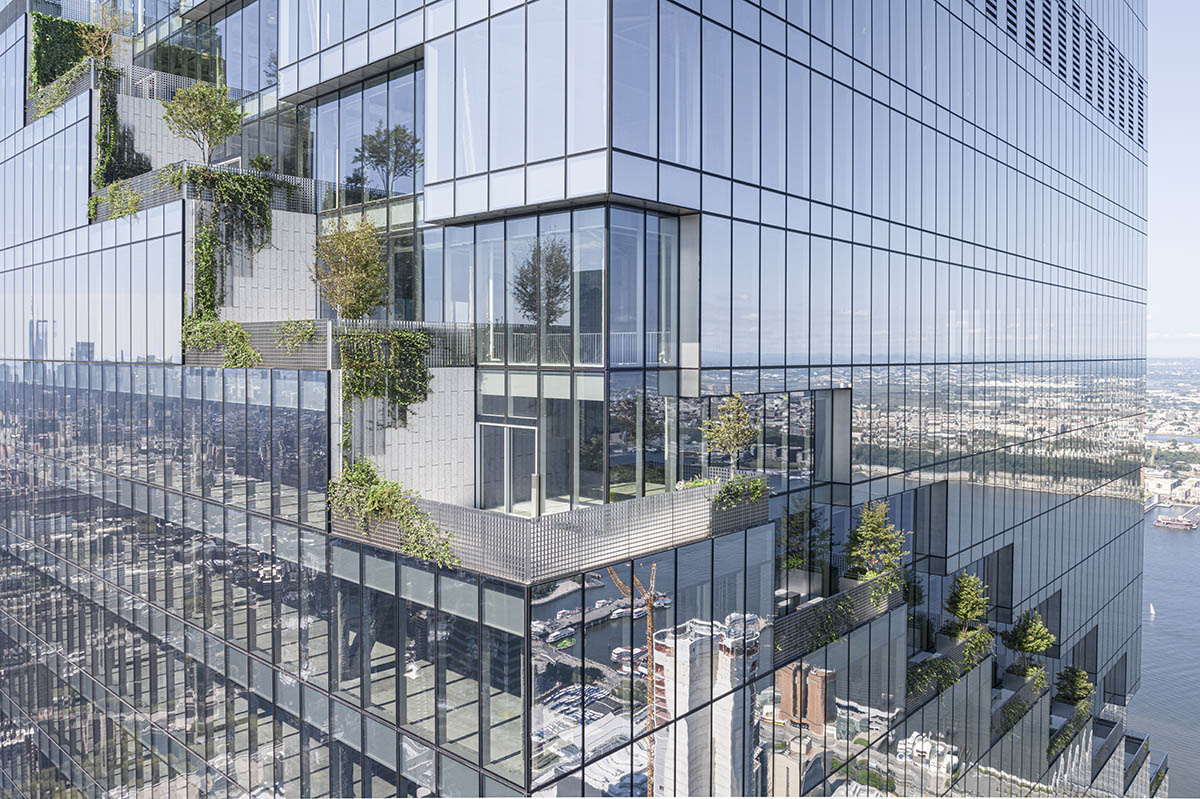 BIG completes its supertall skyscraper featuring cascading landscaped terraces in New York