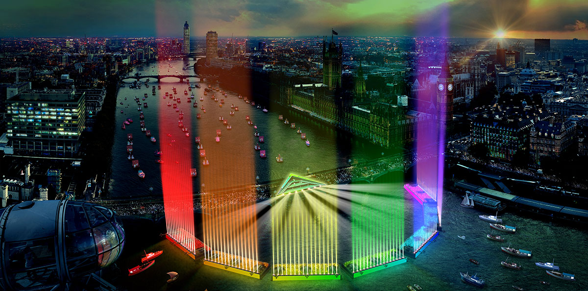 Stufish Entertainment Architects reveals post Covid-19 ceremony concept on River Thames