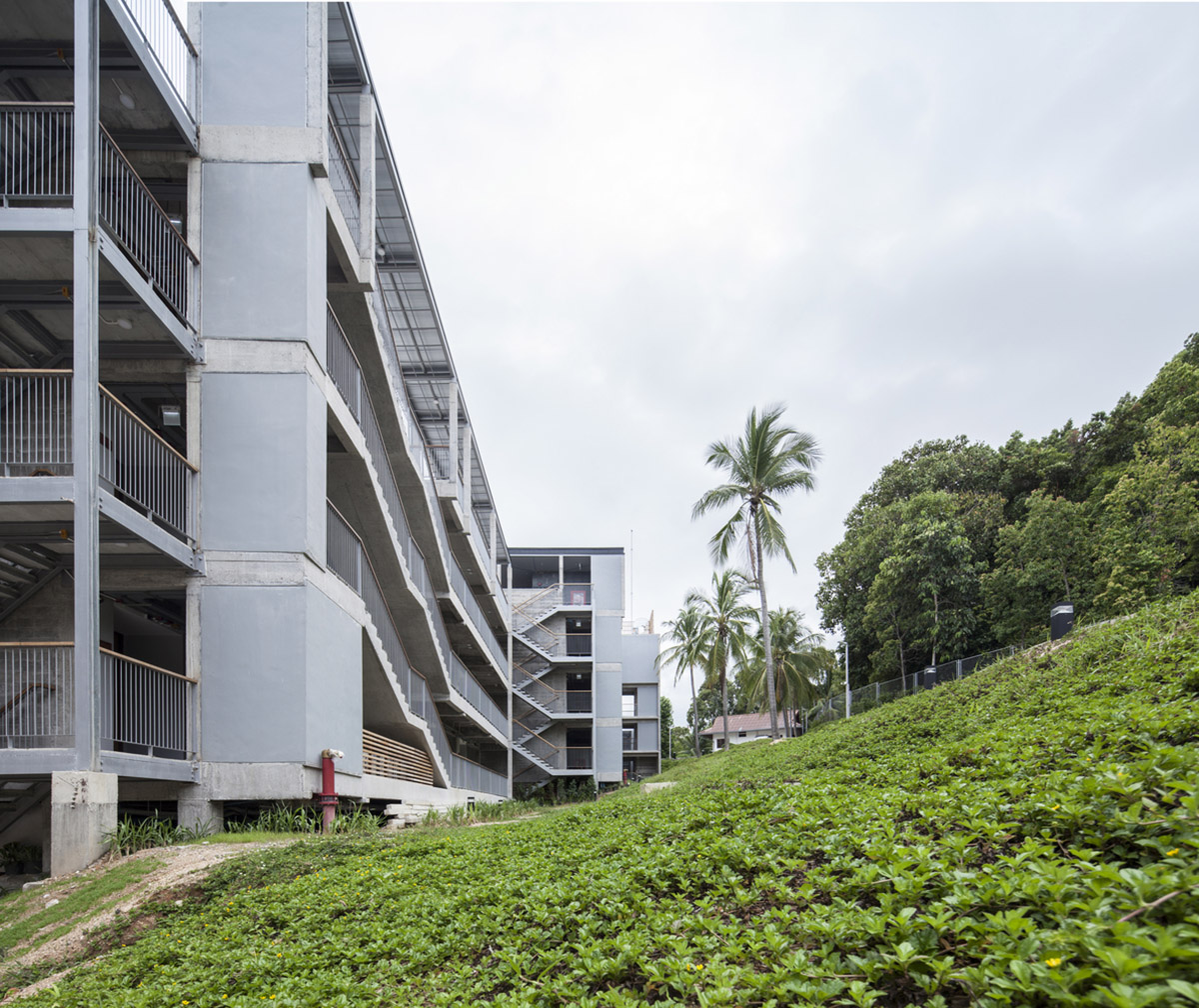 Patchara+ Ornnicha Architecture designs hotel with super elongated balconies on a serene hillside