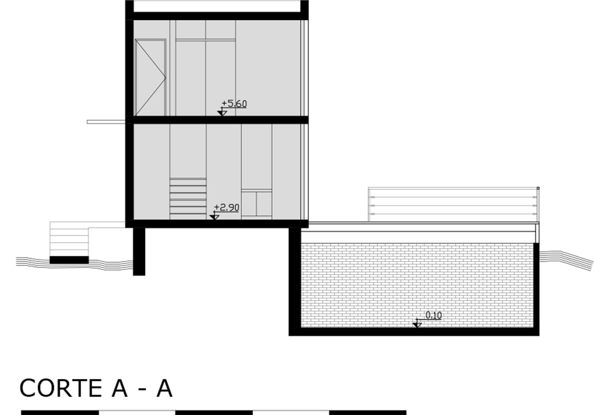 Andres Alonso Arquitecto built rounded housing in a forest of Cordoba