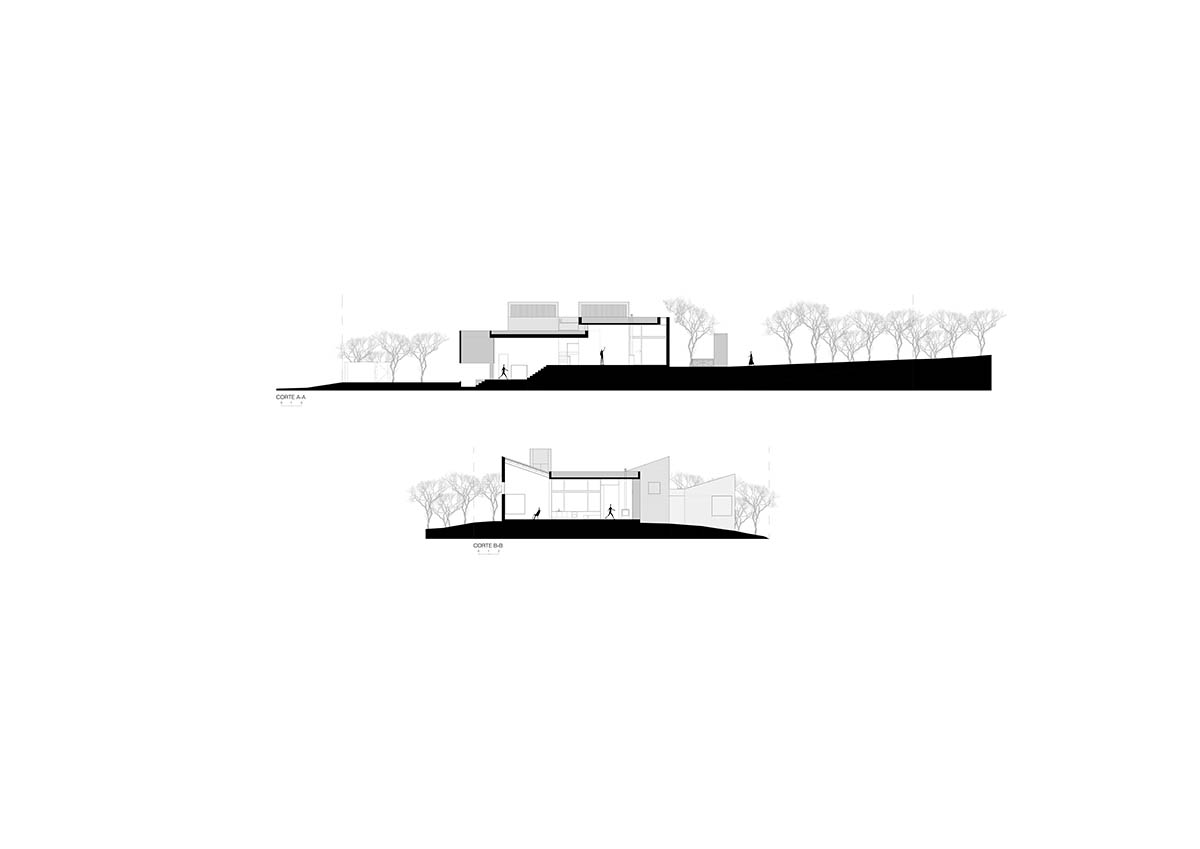 Nanzer + Vitas completes DP House mixed with concrete and stone in Córdoba