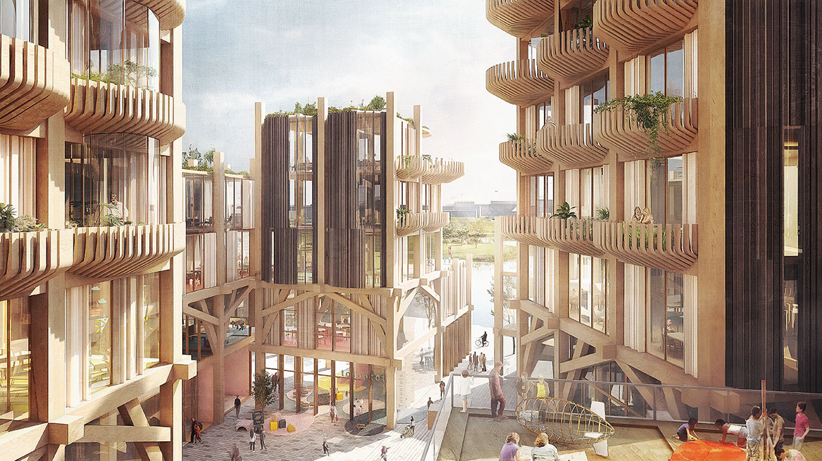 Sidewalk Labs reveals mass timber city designed by Snøhetta and Heatherwick Studio in Toronto