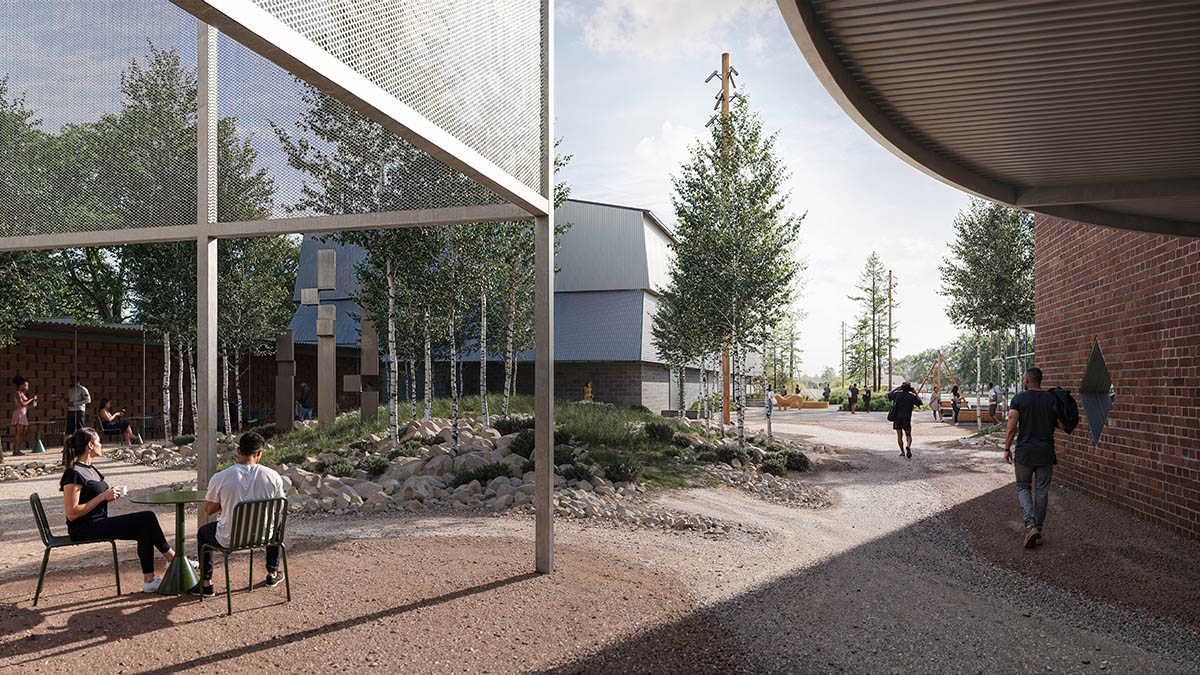 SO-IL unveils plans for a multi-use arts campus on the Detroit River