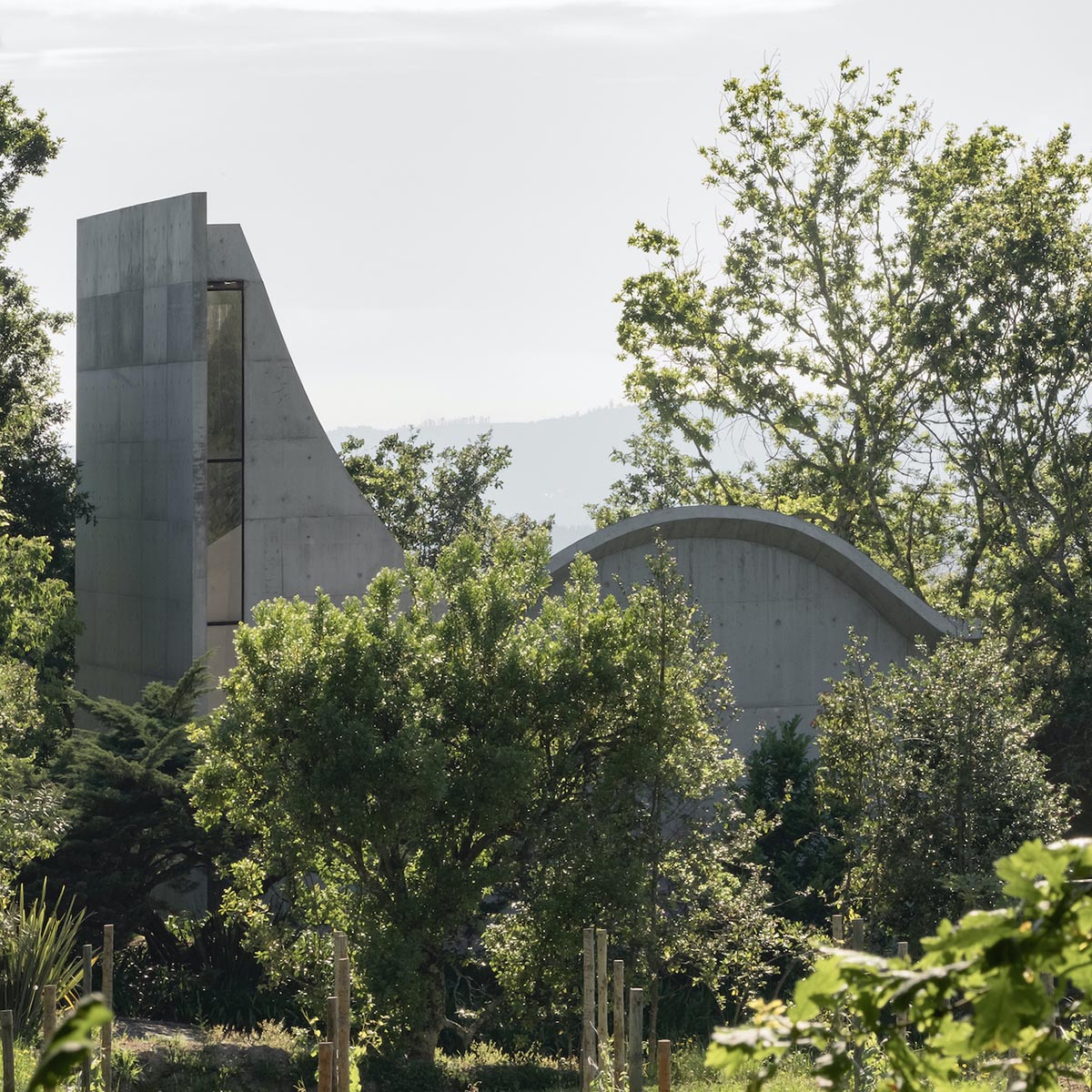 Nicholas Burns' Chapel and Meditation Room beautifully becomes one with the landscape