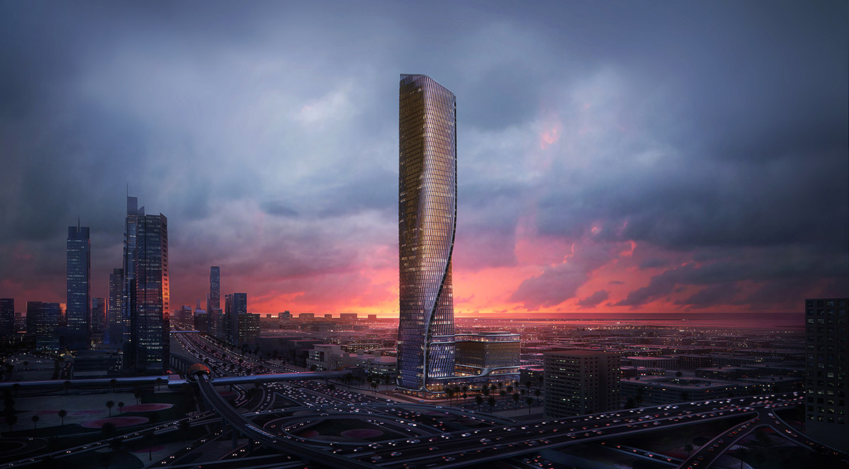 UNStudio’s Wasl Tower will feature one of the world’s tallest ceramic facades in Dubai