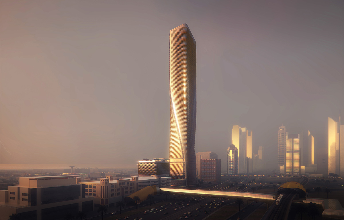 UNStudio’s Wasl Tower will feature one of the world’s tallest ceramic facades in Dubai