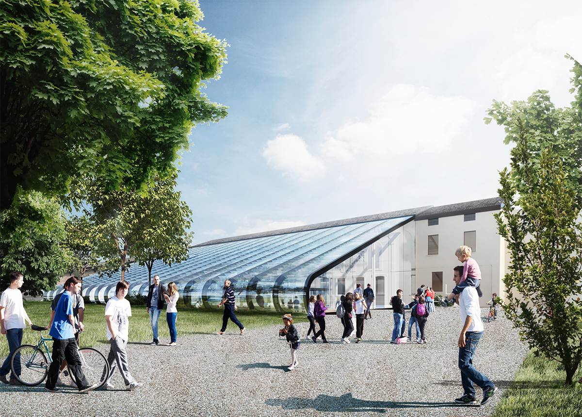 Carlo Ratti Associati's new Mutti headquarters will make tomato processing stages visible in Parma