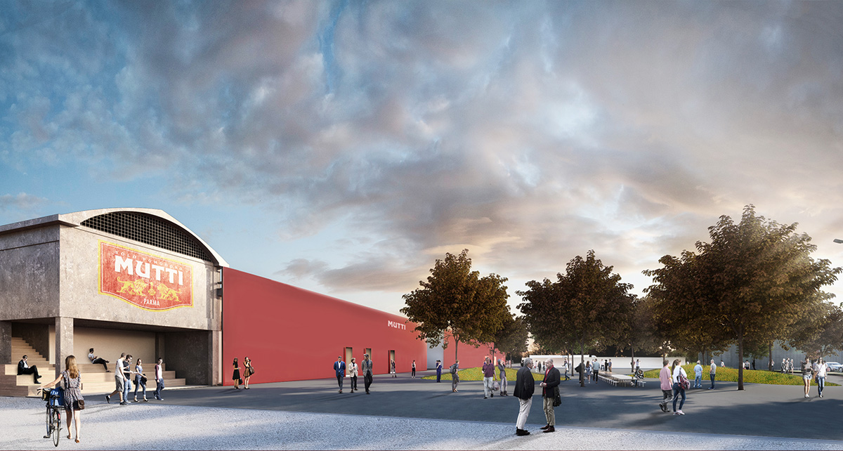 Carlo Ratti Associati's new Mutti headquarters will make tomato processing stages visible in Parma