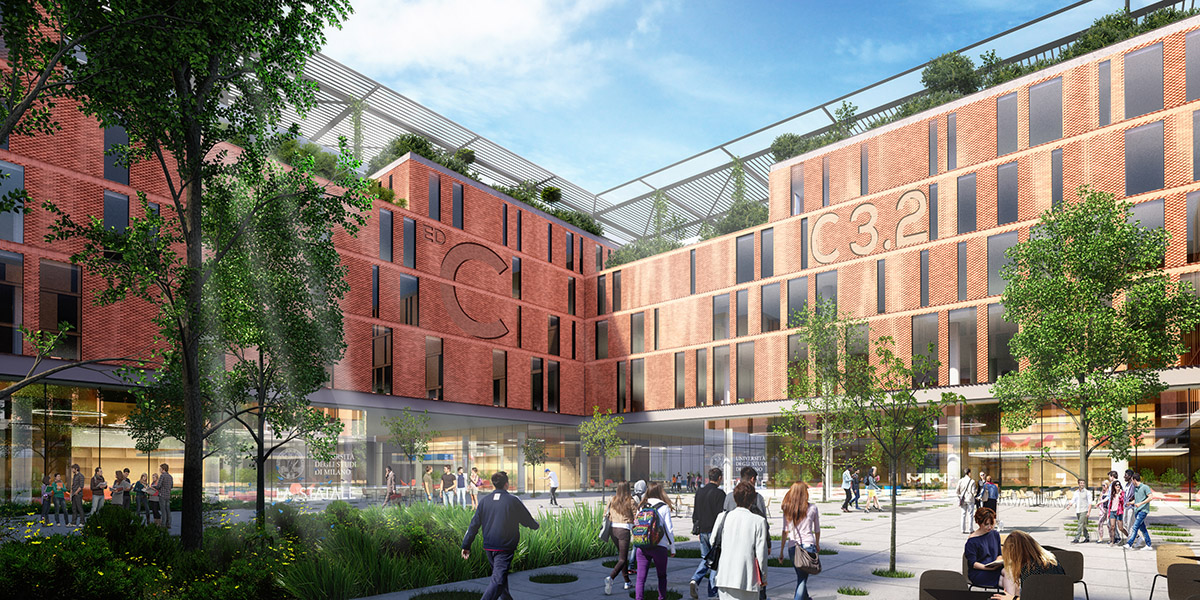 Carlo Ratti Associati's Milan Science Campus will be built from robotically-assembled brick facades