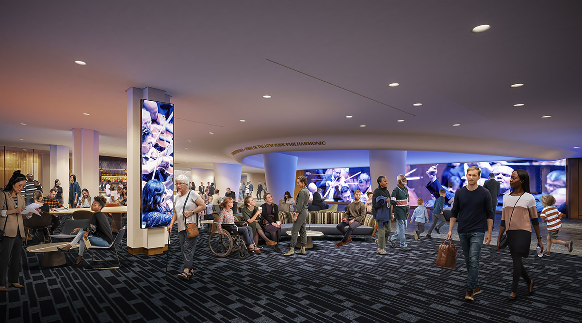 New renderings revealed for David Geffen Hall ahead of its opening in October 2022 