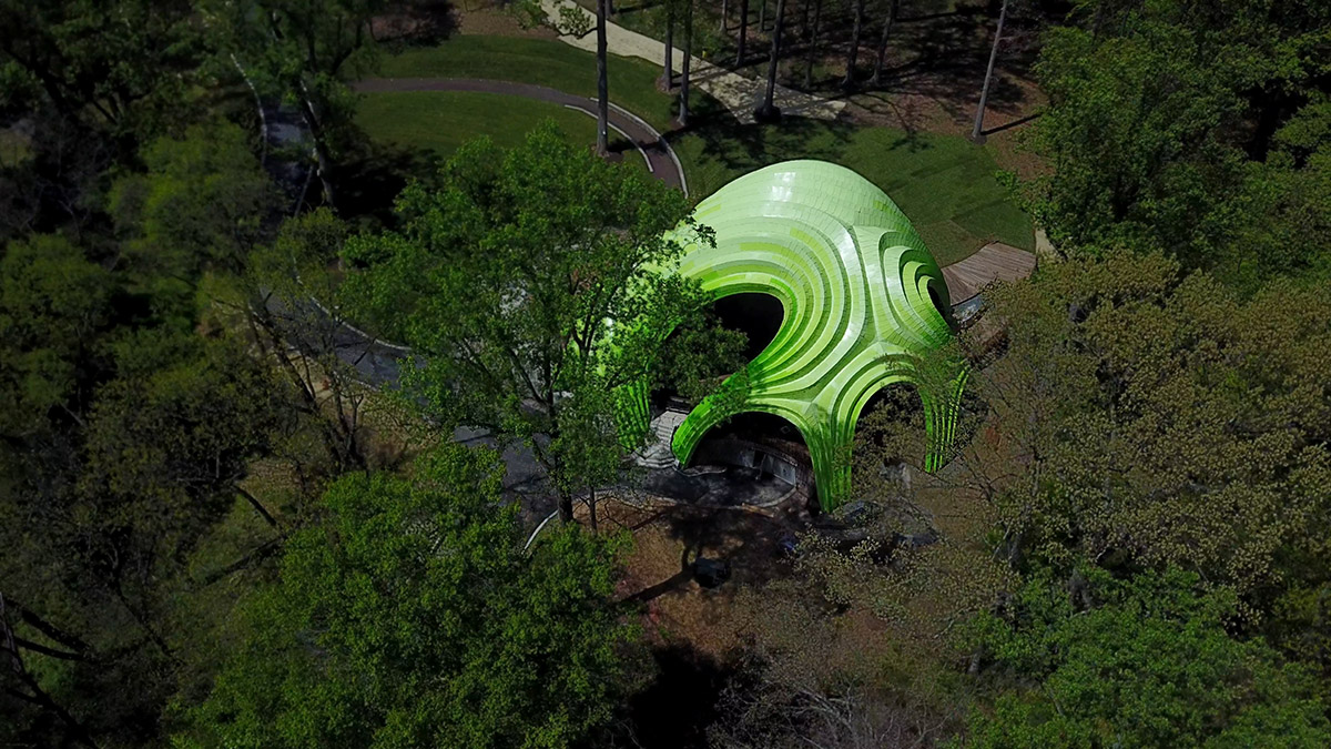THEVERYMANY reinvents theatre typology with new Chrysalis Amphitheater set within Merriweather Park