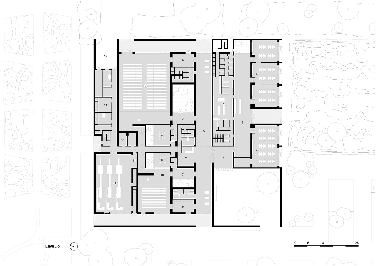 KAAN Architecten completes Crematorium Siesegem nestled in the landscape of Aalst