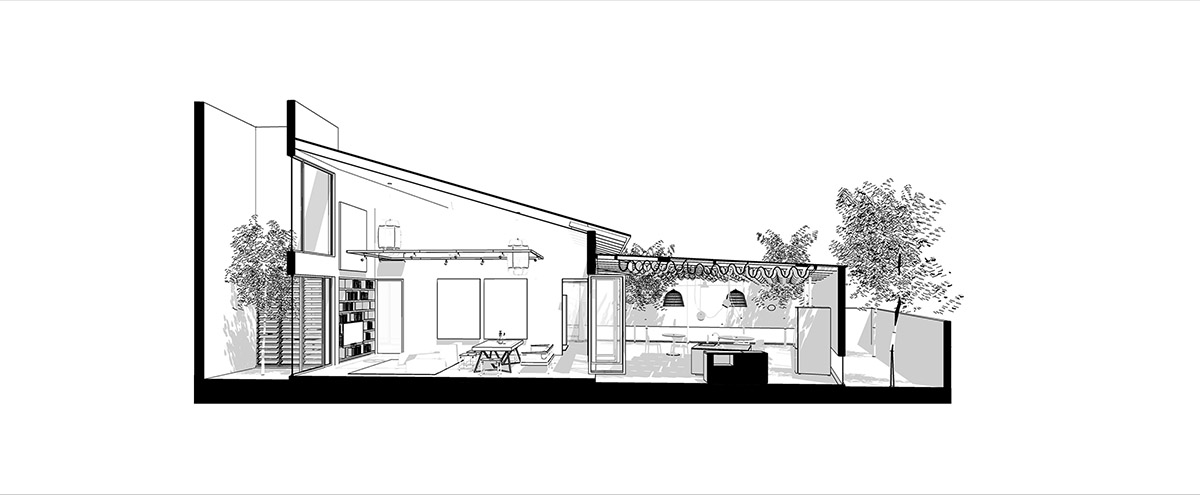 Malaysian home by Core Design Workshop is shaped by artworks and a large inner garden