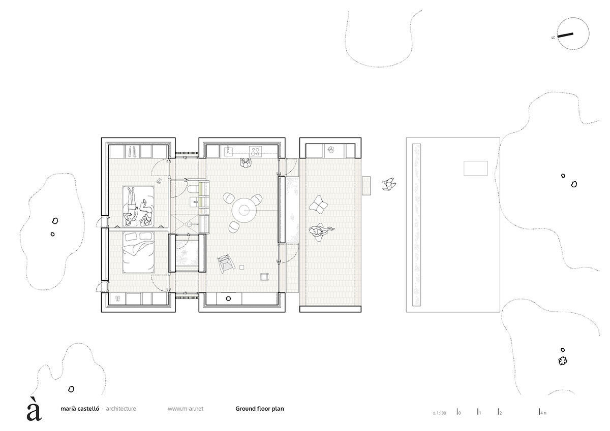 Marià Castelló Architecture designs residence with fragmented volumes on Formentera island