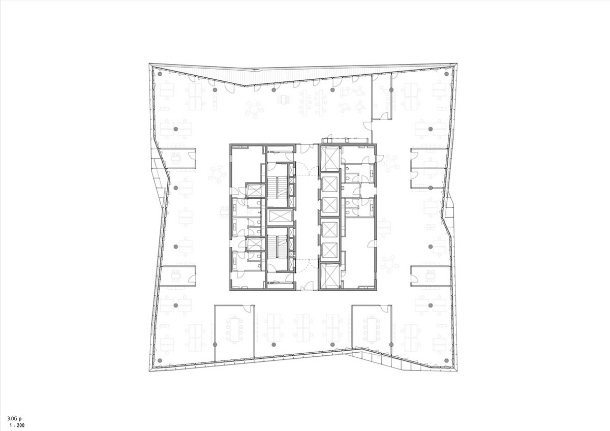 3XN's sculptural and fully glazed smart office building opens in Berlin