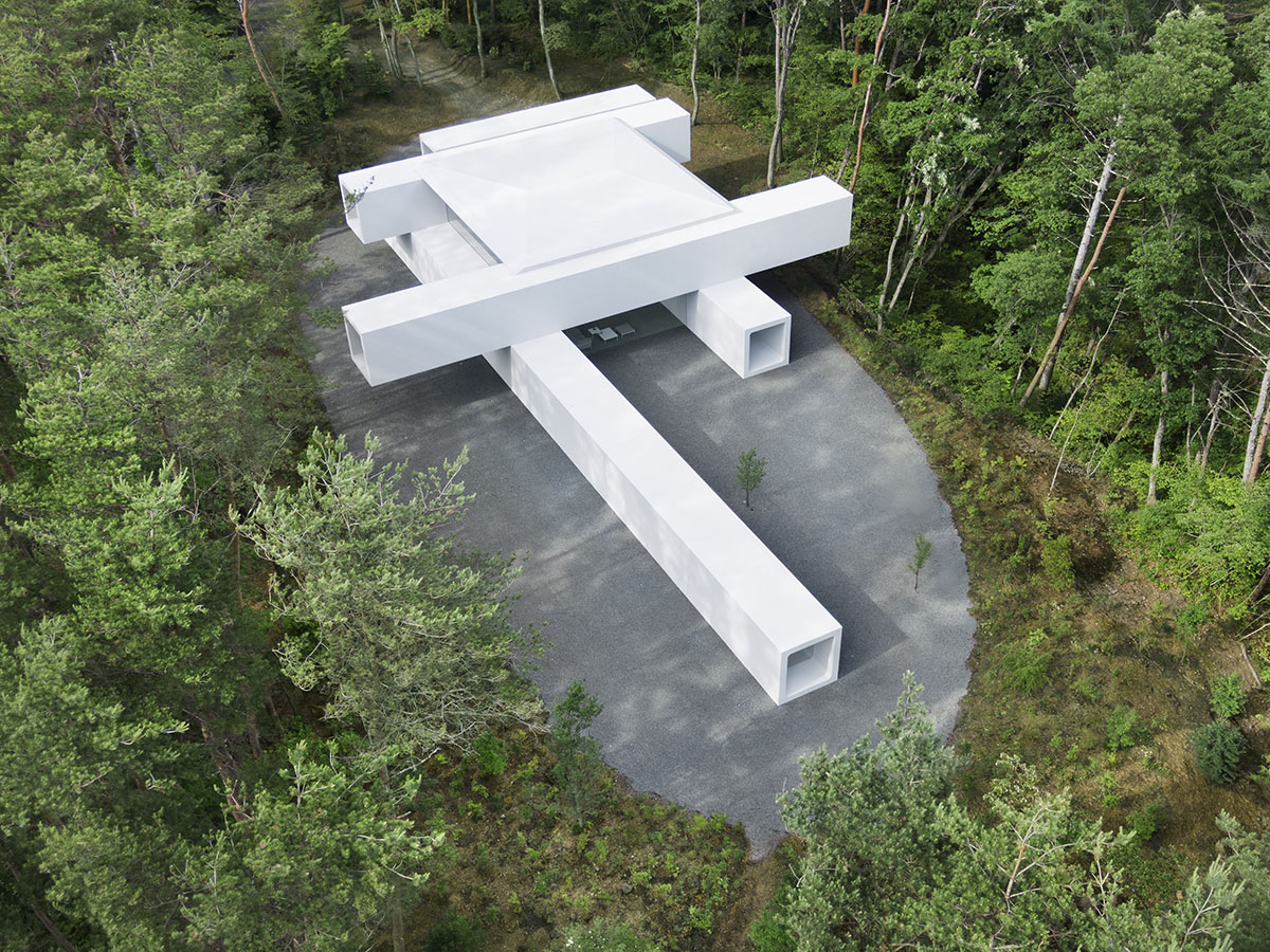 Nendo reveals tunnel-like archive and guesthouse in Nagano Prefecture, Japan