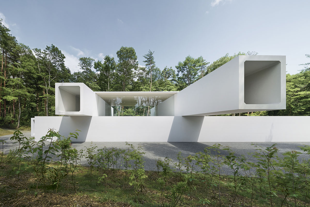 Nendo reveals tunnel-like archive and guesthouse in Nagano Prefecture, Japan