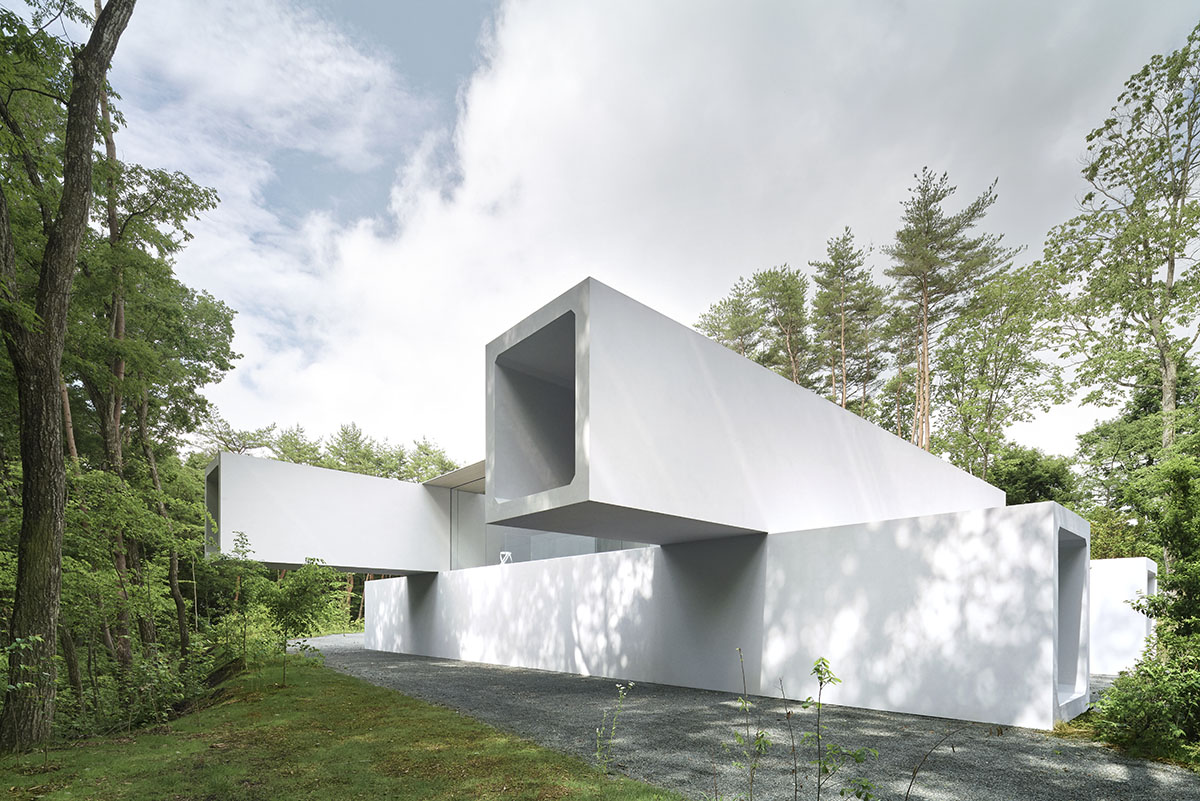 Nendo reveals tunnel-like archive and guesthouse in Nagano Prefecture, Japan