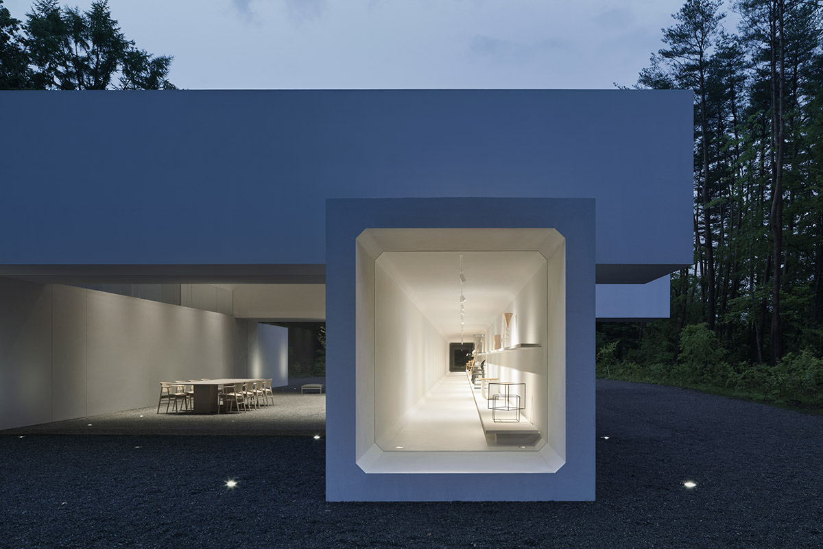 Nendo reveals tunnel-like archive and guesthouse in Nagano Prefecture, Japan