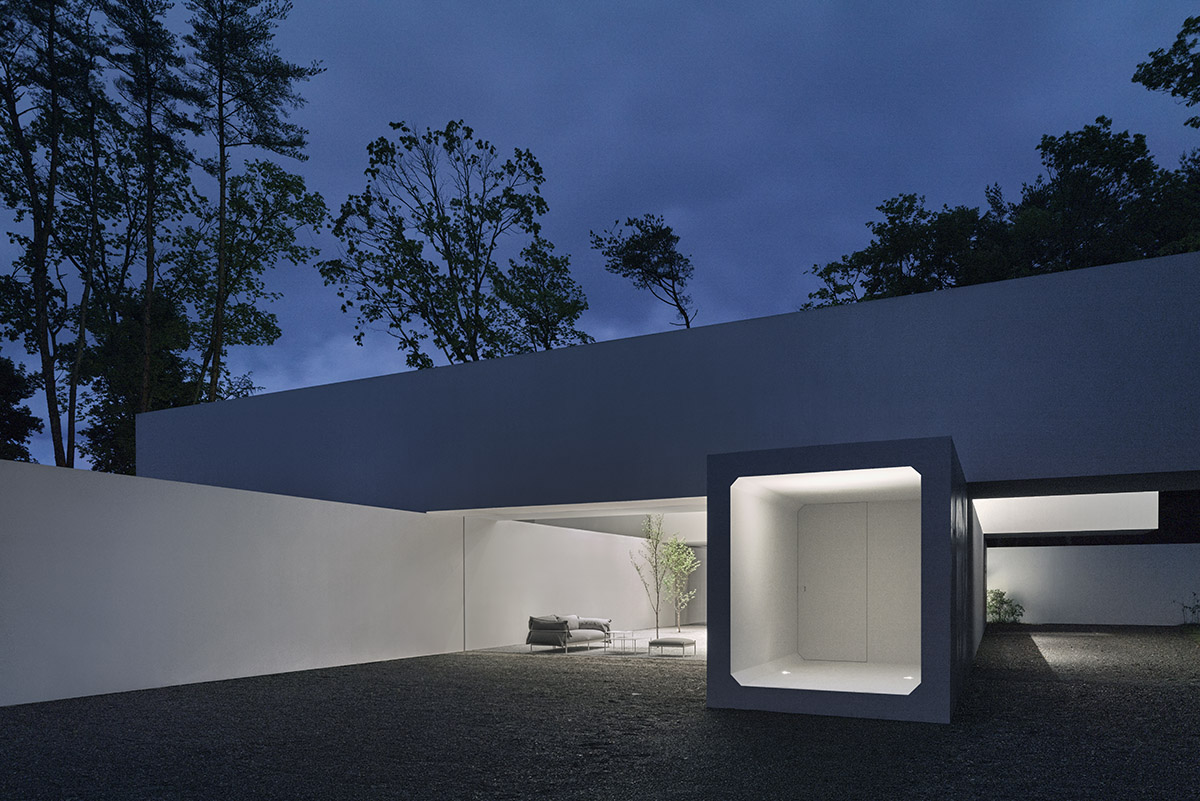 Nendo reveals tunnel-like archive and guesthouse in Nagano Prefecture, Japan
