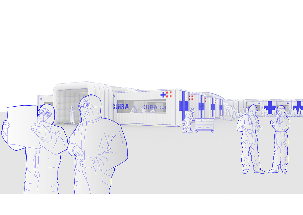 Carlo Ratti Associati designs moveable intensive care units for coronavirus patients