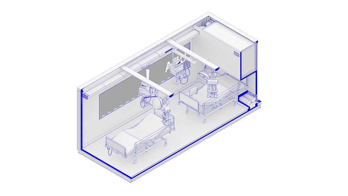 Carlo Ratti Associati designs moveable intensive care units for coronavirus patients