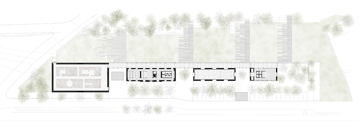 CVDB architects and Tiago Filipe Santos combine an old railway station with Mora Megalithic Museum