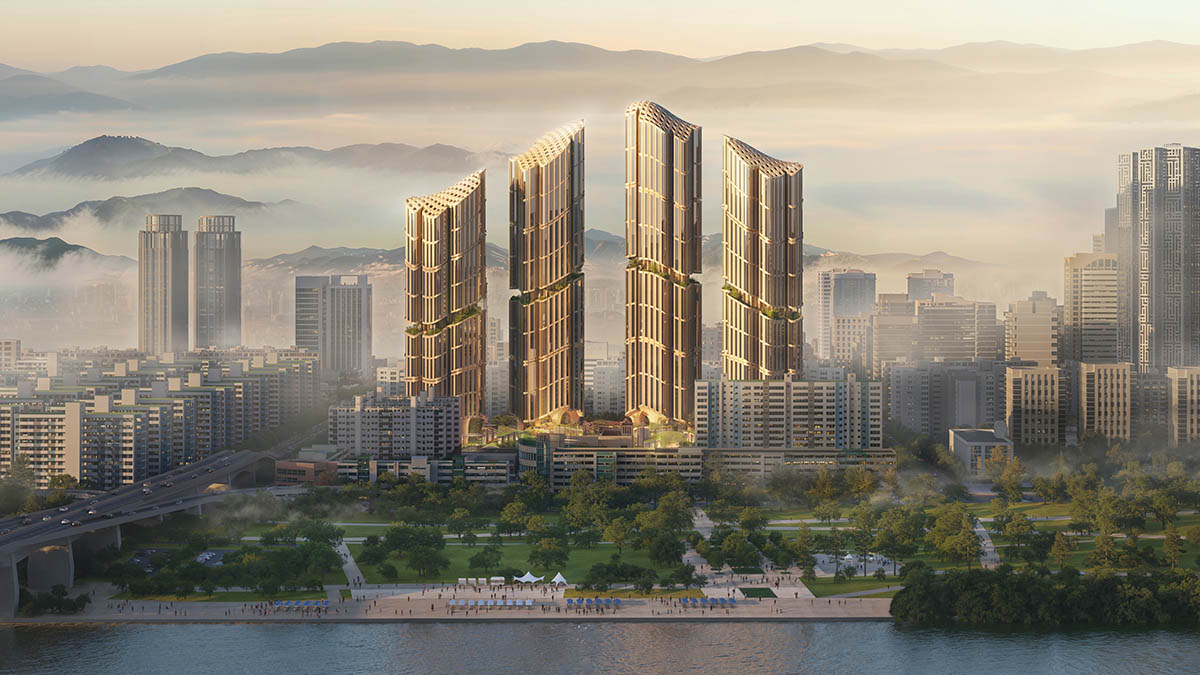 Heatherwick Studio unveils design for first residential project in South Korea