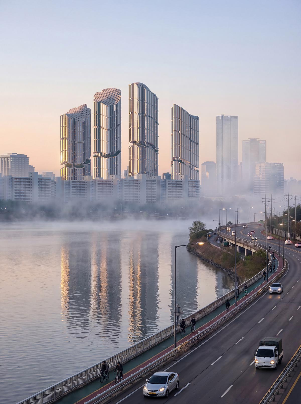 Heatherwick Studio unveils design for first residential project in South Korea