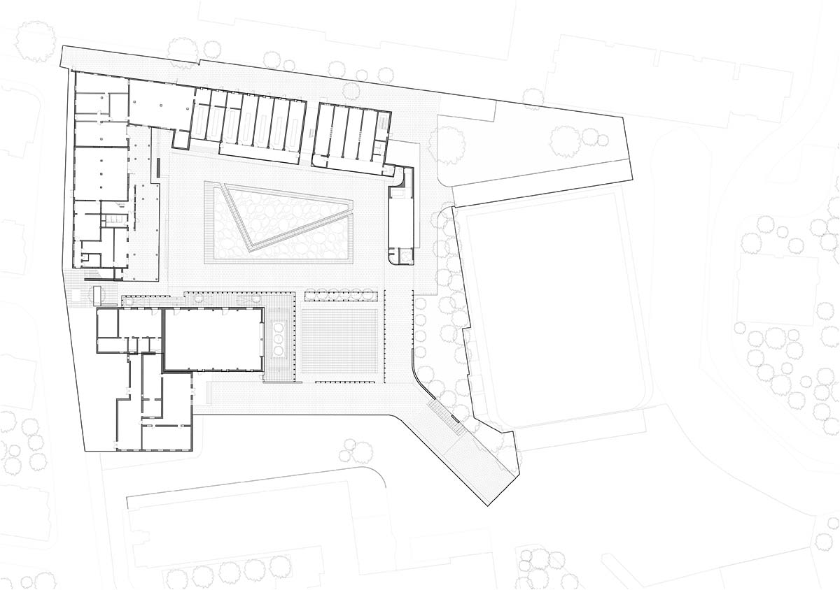 Neri&Hu revitalizes urban memory with corten steel volume in Dalian, China