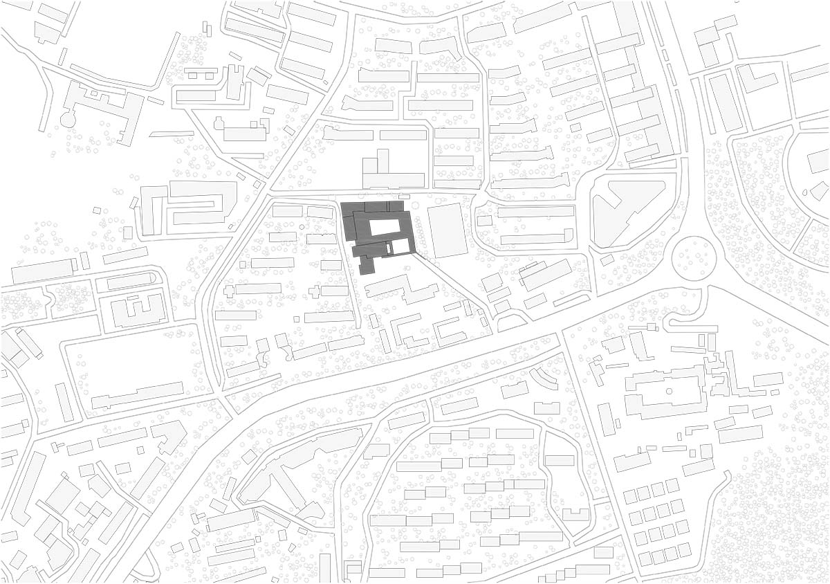 Neri&Hu revitalizes urban memory with corten steel volume in Dalian, China