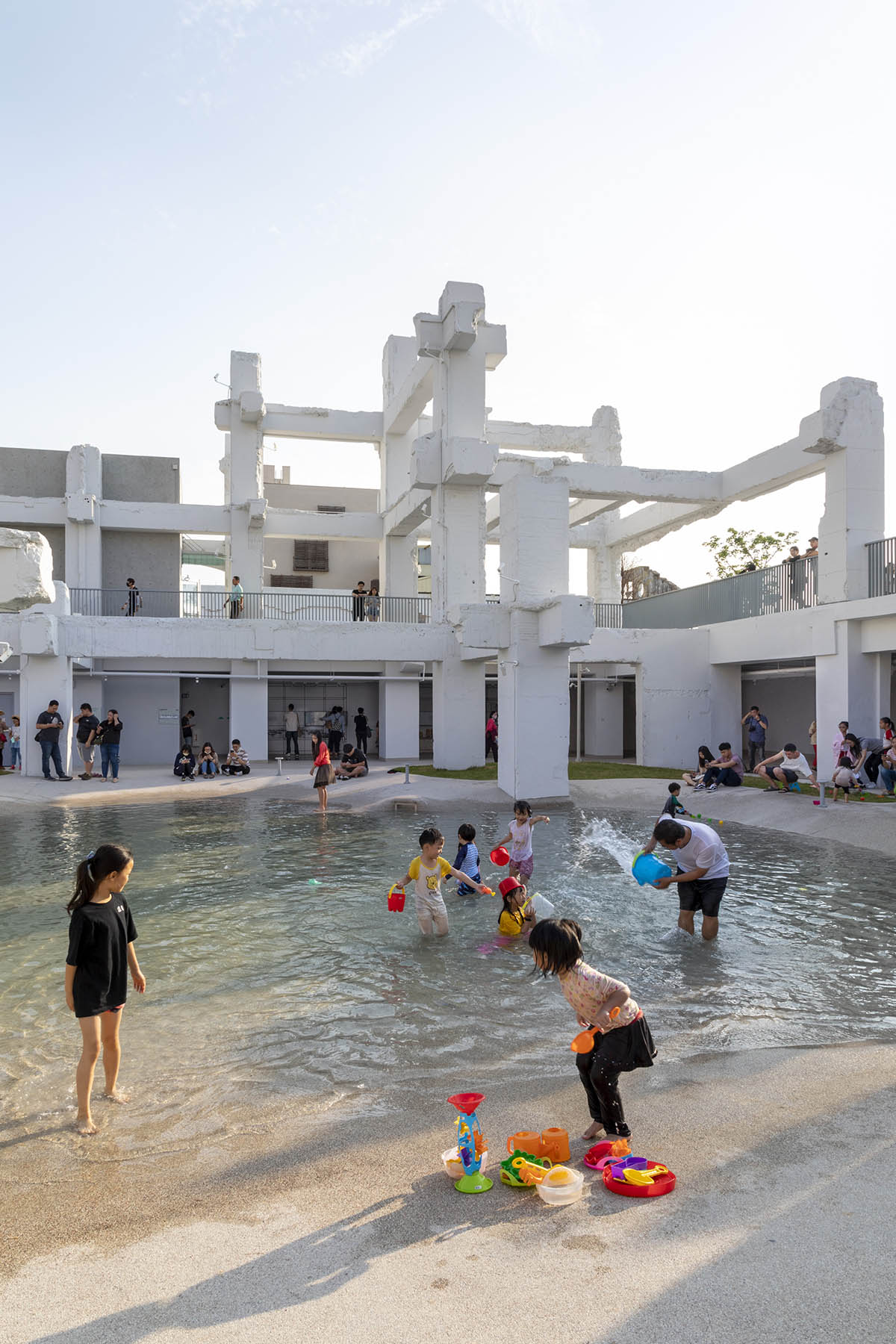 MVRDV completes Tainan urban lagoon and park in the preserved ruin of a ...